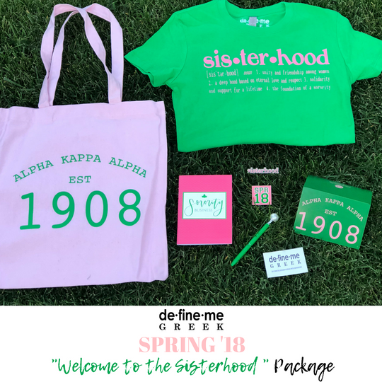 NEW "WELCOME TO THE SISTERHOOD" PACKAGE (SPRING '18)