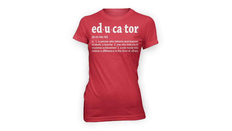 EDUCATOR TEE (RED)