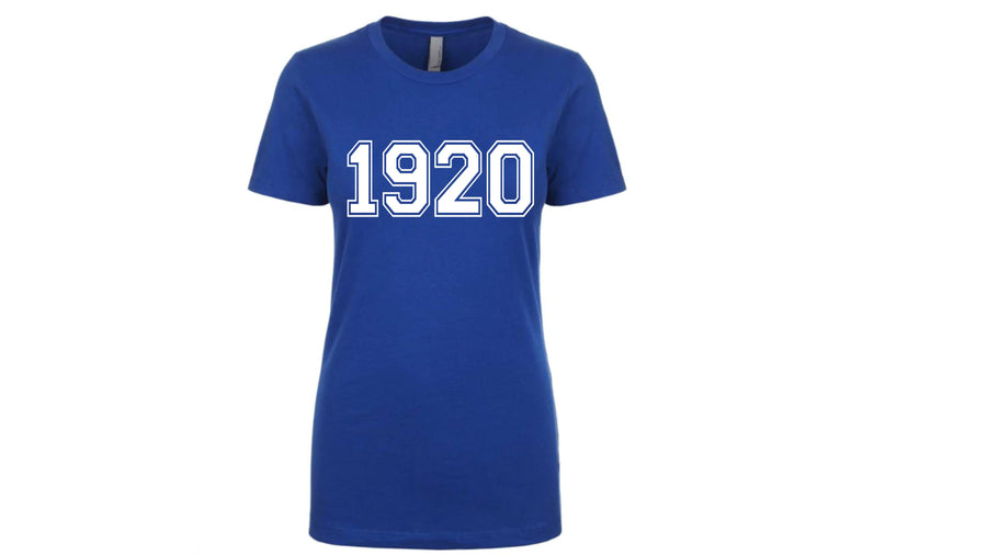 1920 tee (blue)