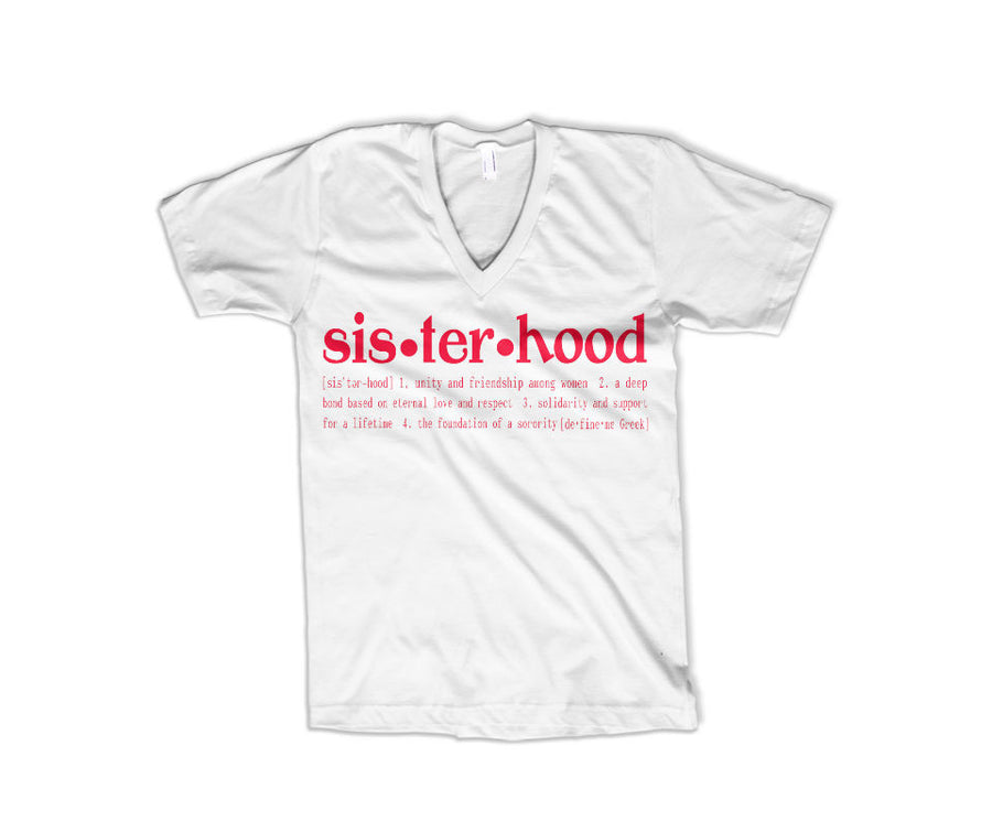 Sisterhood 1913 V-Neck WHITE