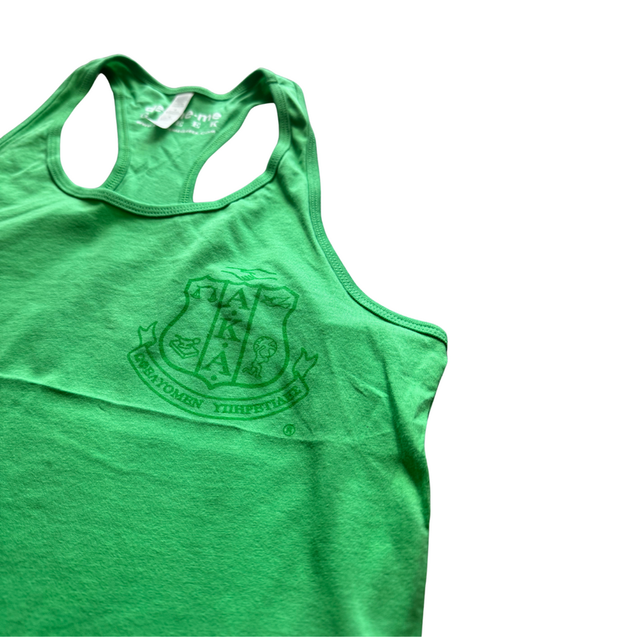 AKA Monocromatic Shield Tank Top (green)