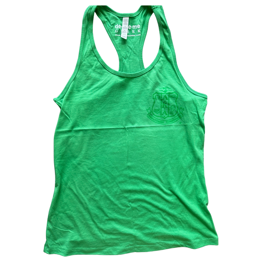 AKA Monocromatic Shield Tank Top (green)