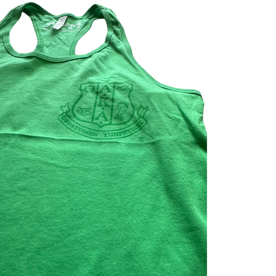 AKA Monocromatic Shield Tank Top (green)