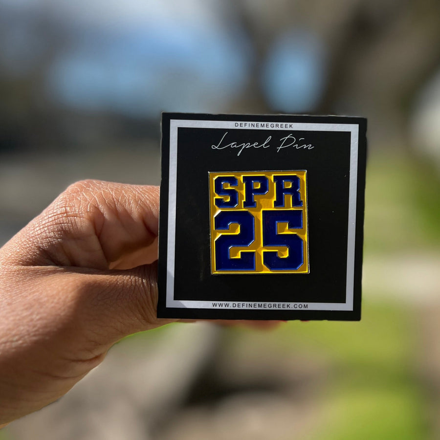 Spring ‘25 Lapel Pin (blue and gold)