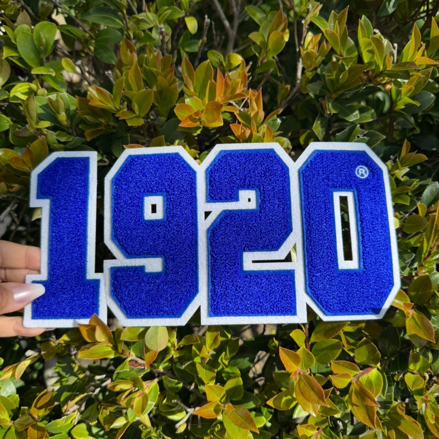 Zeta Phi Beta 1920 Founding Year Chenille Patch