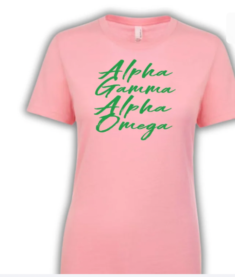 Alpha Gamma Alpha Omega Chapter Shirt (fitted or unisex)