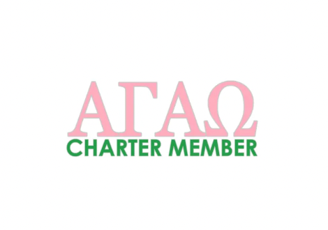 Alpha Gamma Alpha Omega Charter Member pin