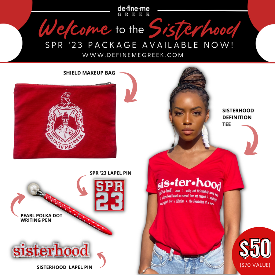 Spring '23 Welcome to the Sisterhood Package - red and white