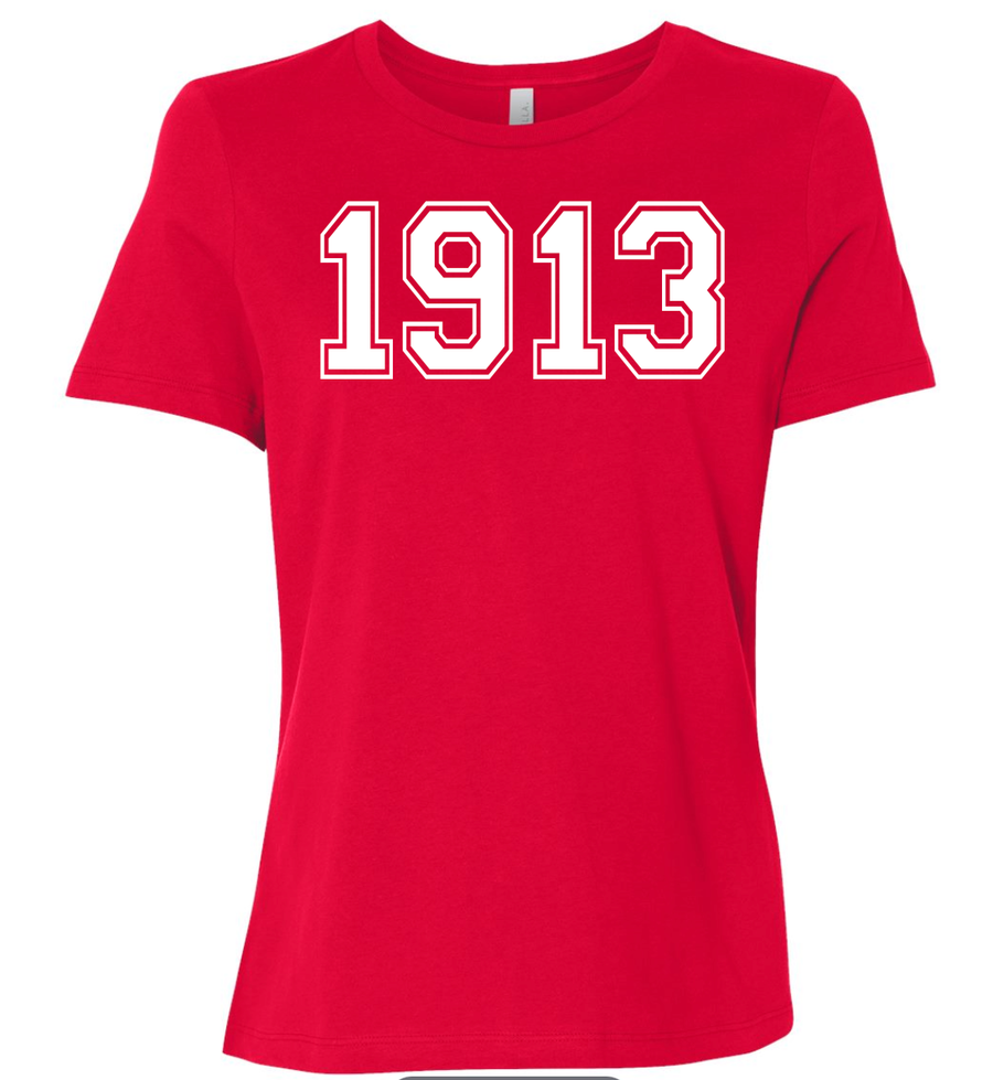 1913 Tee - Red