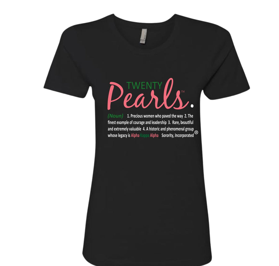 Twenty Pearls Definition Tee (Fitted)