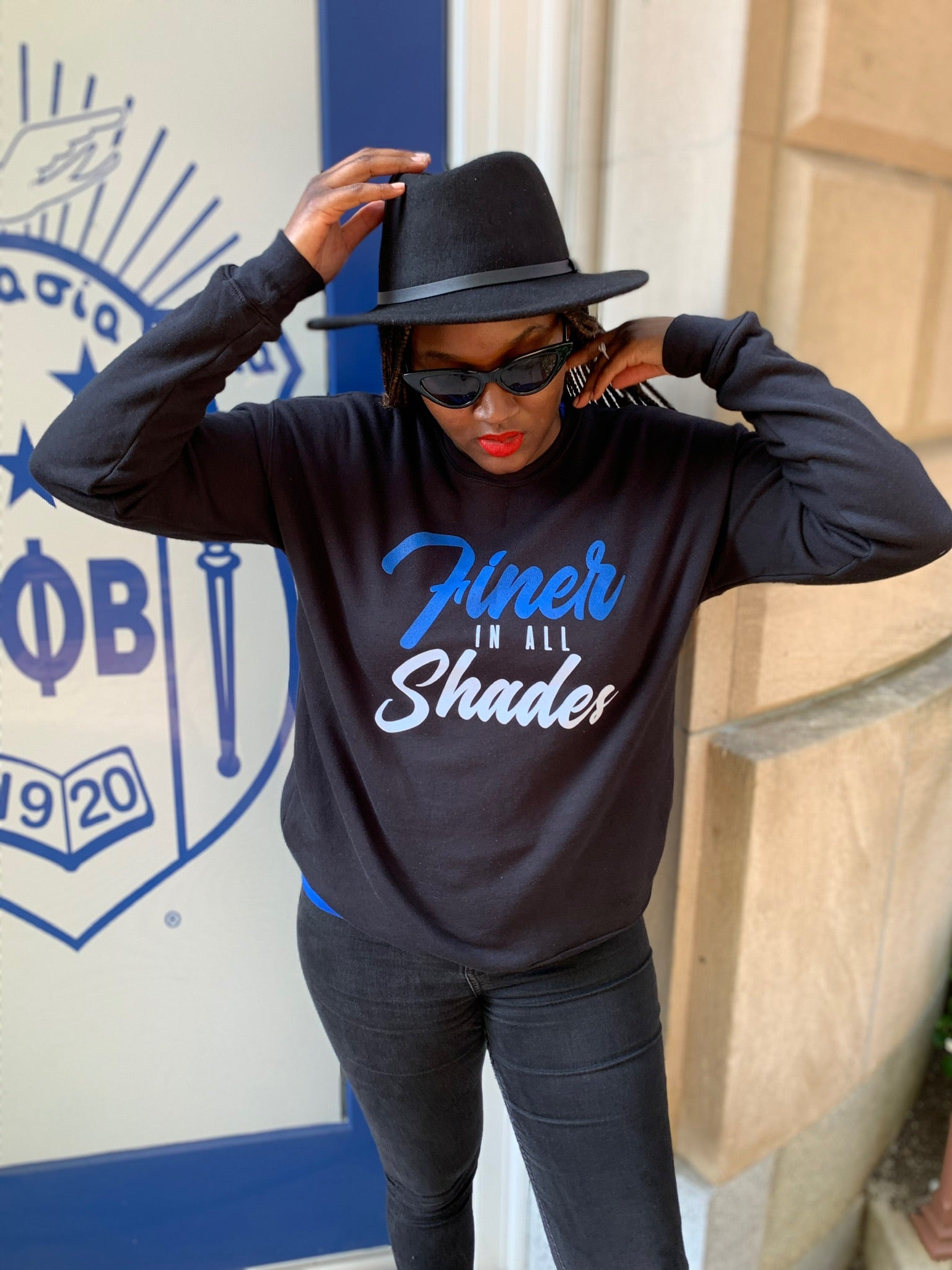 Finer in All Shades sweatshirt