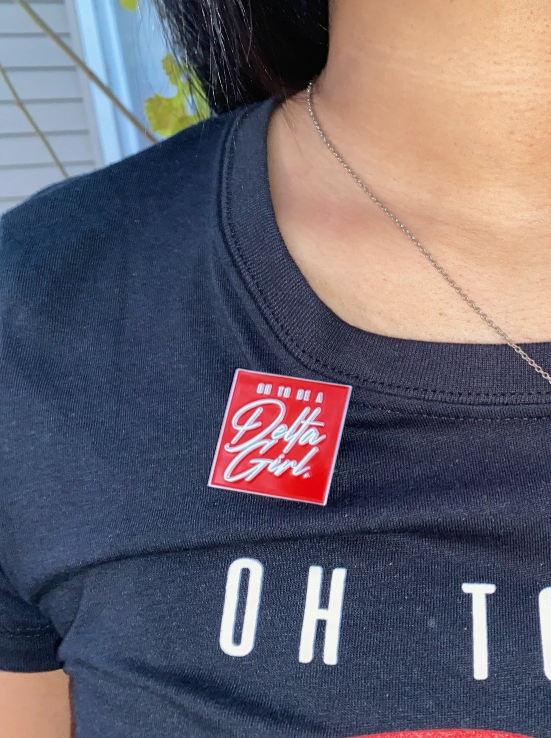 Oh to Be A Delta Girl Lapel Pin Define Me Greek