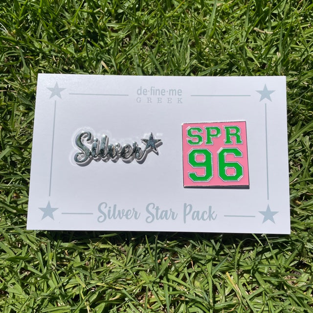 SPRING 96 Silver Star Lapel pin pack