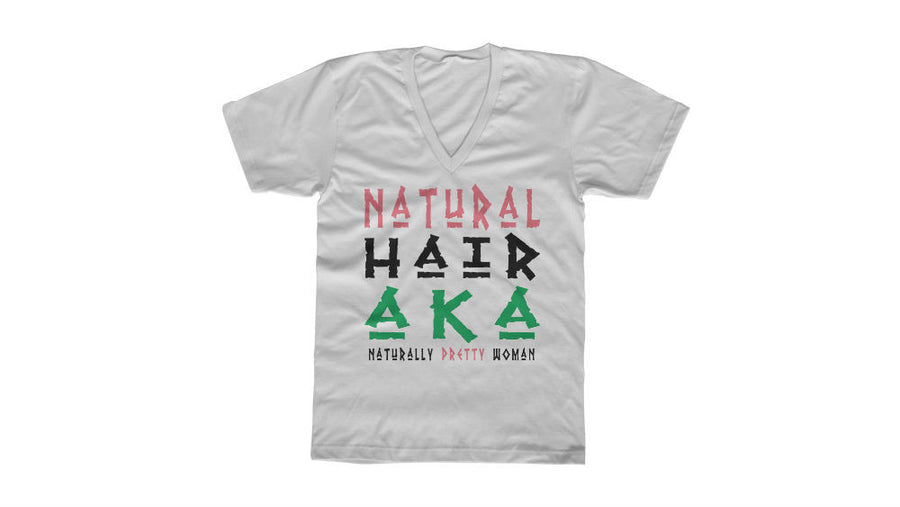 Natural Hair AKA | V-NECK | Ladies Cut