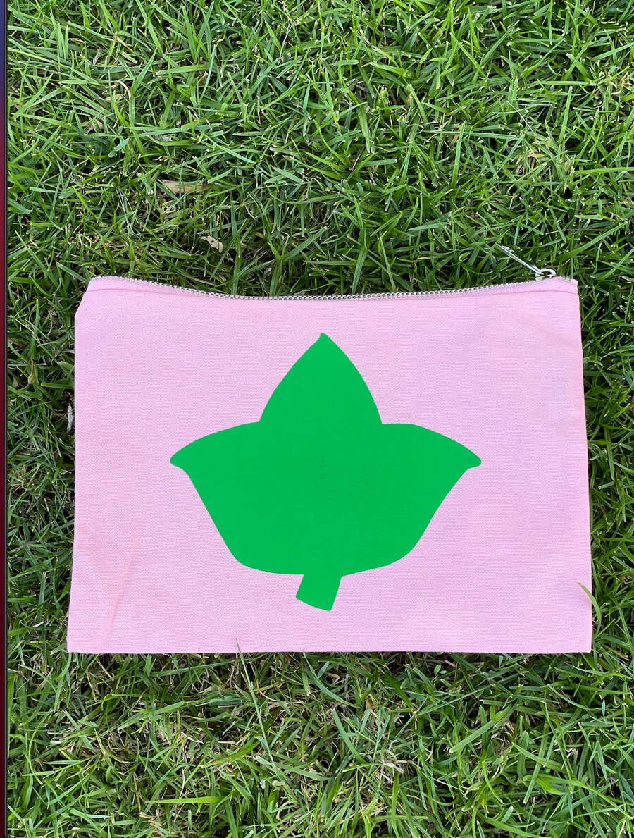 Ivy Leaf makeup bag