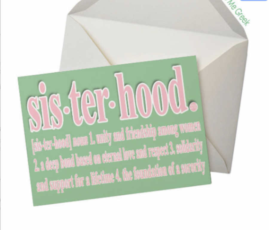 Sisterhood Definition Notecards