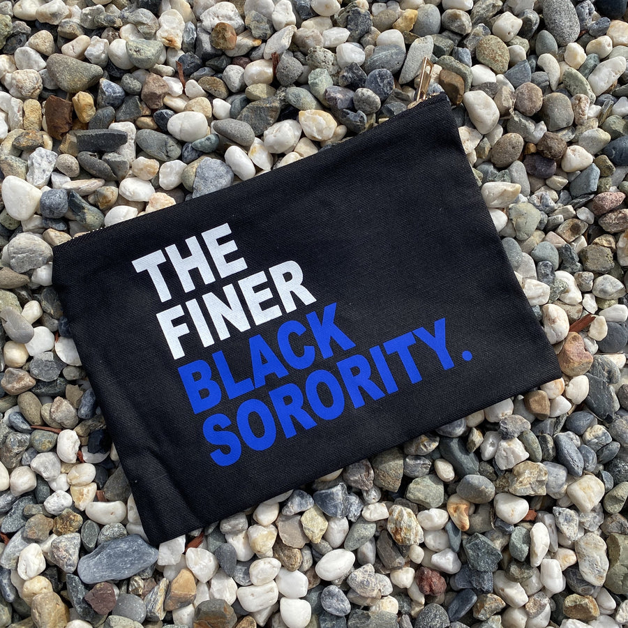 The Finer Black Sorority Makeup Bag