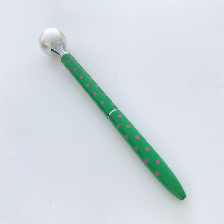 Elegant Pearl Pens (polka dot)
